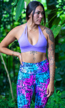 Load image into Gallery viewer, Set Legging & Top Purple Love