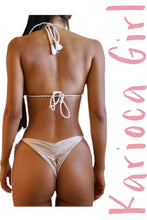 Load image into Gallery viewer, Bikini Set Geovanella White & Gold - Reversible