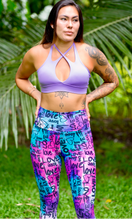 Load image into Gallery viewer, Set Legging & Top Purple Love