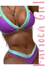 Load image into Gallery viewer, Bikini Set Mellina Lilac & Light Green