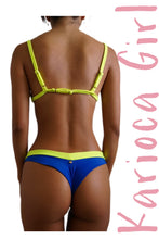 Load image into Gallery viewer, Bikini Set Cecilia Blue & Yellow Neon