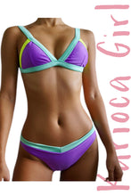 Load image into Gallery viewer, Bikini Set Mellina Lilac & Light Green