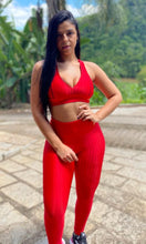 Load image into Gallery viewer, Set Legging & Top Red Vision