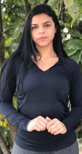 Load image into Gallery viewer, Long Sleeve Shirt with Hoodie