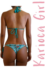 Load image into Gallery viewer, Bikini Set Geovanella Green Star &amp; Green - Reversible
