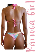 Load image into Gallery viewer, Bikini Set Geovanella Tie Dye &amp; Pink Candy - Reversible
