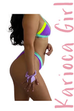Load image into Gallery viewer, Bikini Set Mellina Lilac &amp; Light Green

